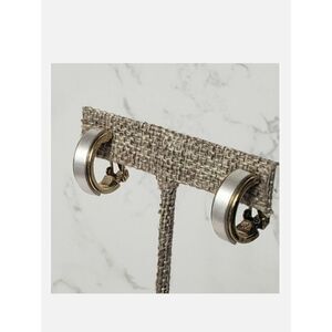 GOLDTONE Huggie Hoop Clip-On Earrings